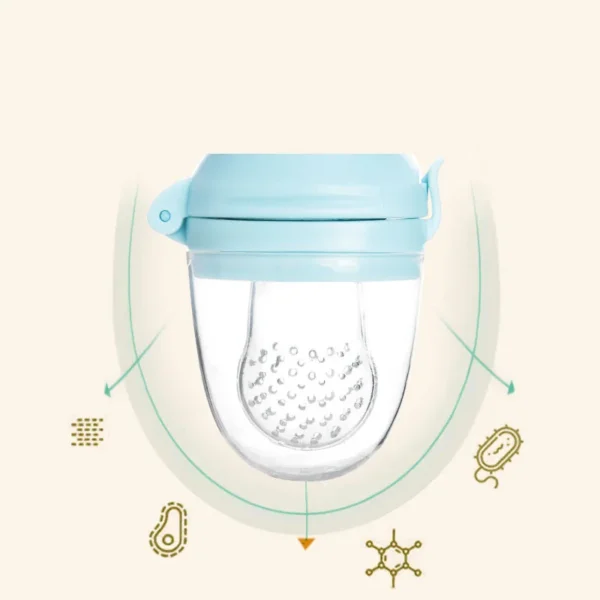 Baby fruit Bite Feeding Bags Infant Safe Appease Nipple Fruits Vegetables Pacifier baby Trainning to Eat Fruit Food Baby Feeder - Image 4