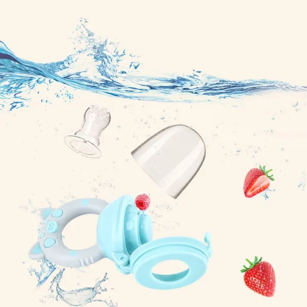 Baby fruit Bite Feeding Bags Infant Safe Appease Nipple Fruits Vegetables Pacifier baby Trainning to Eat Fruit Food Baby Feeder - Image 6