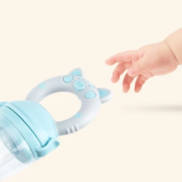 Baby fruit Bite Feeding Bags Infant Safe Appease Nipple Fruits Vegetables Pacifier baby Trainning to Eat Fruit Food Baby Feeder - Image 3