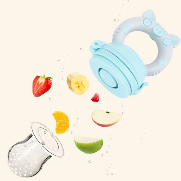 Baby fruit Bite Feeding Bags Infant Safe Appease Nipple Fruits Vegetables Pacifier baby Trainning to Eat Fruit Food Baby Feeder - Image 5