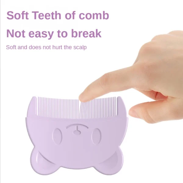 Baby Care Accessories Fetal Head Fat Comb Infant Bathing Soft Comb Newborn Hair Cleaning Supplies Infant Silicon Head Massager - Image 3