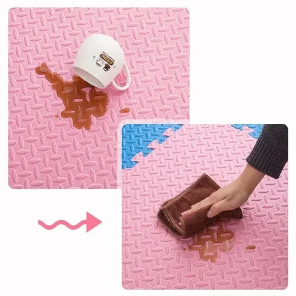 12pcs Foam Floor Mats for Kids, Baby Play Mat Puzzle Mat Interlocking Exercise Tiles Rugs Floor Tiles Toy Carpet Soft Carpet - Image 2