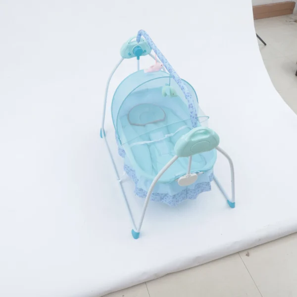Portable Electric Baby Cradle Crib Auto-Swing Bassinet Rocking Cot Infant Baby Sleeping Bed&Music - Image 4