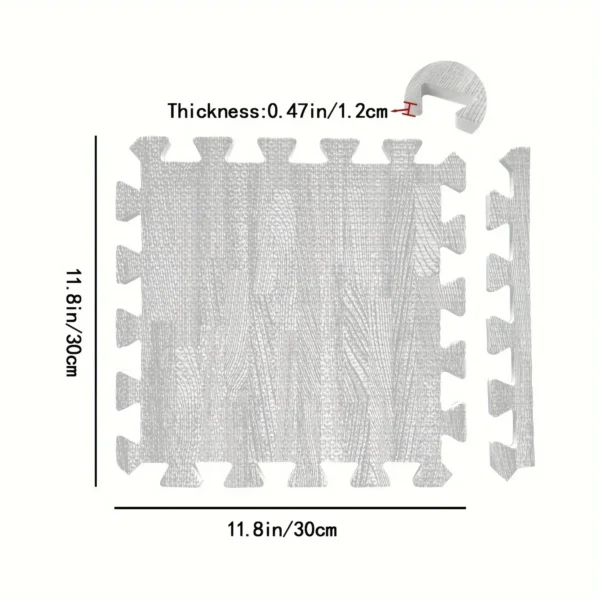 8pcs Interlocking Soft EVA Foam Mats Baby Play Mat Anti-Slip Tiles For Bedroom Home Rug Gym Puzzle Exercise Floor Carpet - Image 2