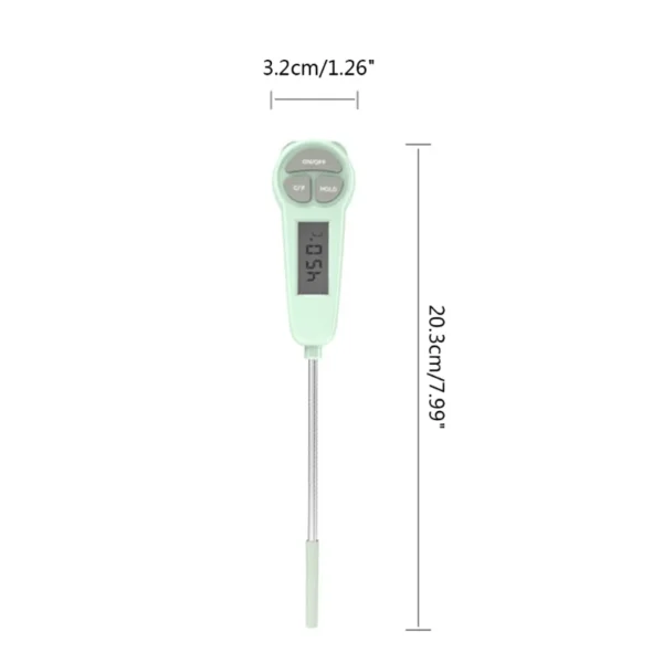 Thermometer for Food Baby Bath Water Formula Digital Thermometer Meat Oil Digital Thermometer with LCD Display Screen - Image 6