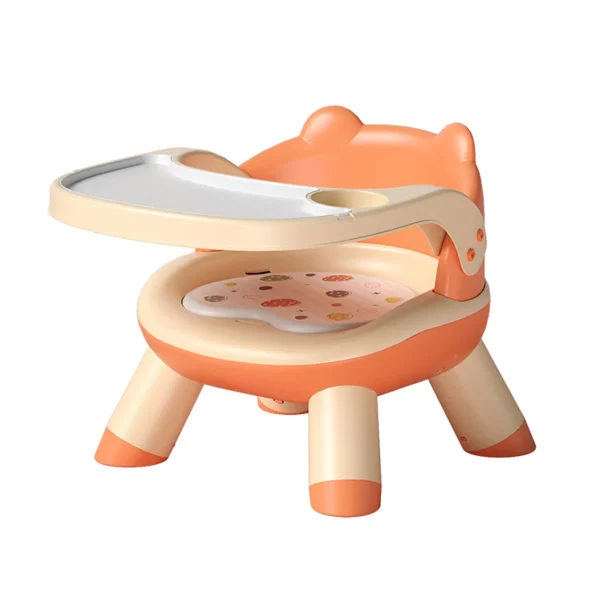 Baby dining chair Baby call chair back learn to sit small stool Low detachable table seat children - Image 6