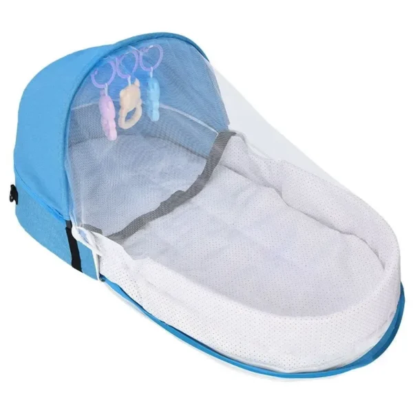Baby Isolation Bionic Travel Crib Kids Bed Baby Bassinet New Convenient Folding Anti-pressure Crib Middle Bed Newborn - Image 4