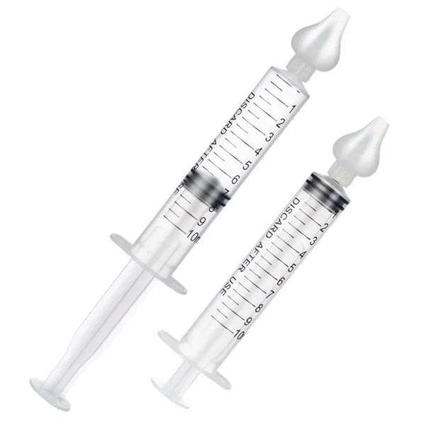 2 Pcs Babi Nose Cleaner Rhinitis Nasal Washer Needle Tube Baby Nasal Aspirator Cleaner Syringe Baby Nose Washing for Children - Image 3