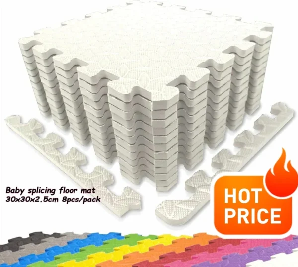 2.5CM Thickened Baby Game Stitching Mat Carpet Suitable for Children's Room, Play Area and Gym Non-slip Children's Mat