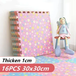 16PCS Tatame Activities Mat for Baby Play Mat Tatames Play Mats Gym for Babies Mats Playroom Mat Floor Noise Mats Crawling Rugs