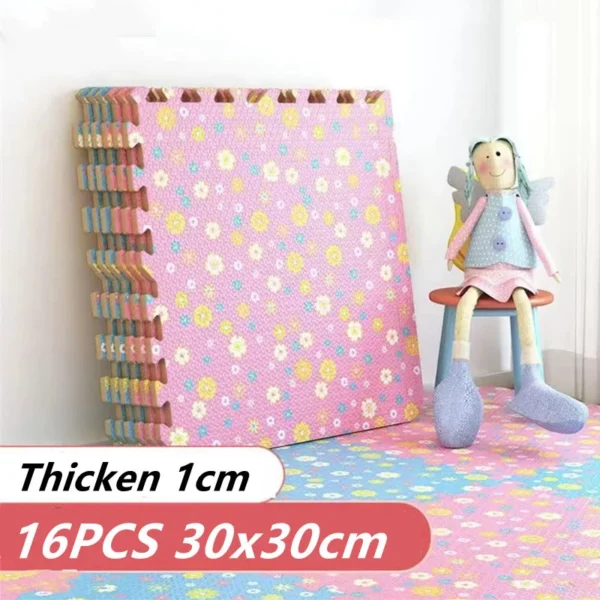 16PCS Tatame Activities Mat for Baby Play Mat Tatames Play Mats Gym for Babies Mats Playroom Mat Floor Noise Mats Crawling Rugs