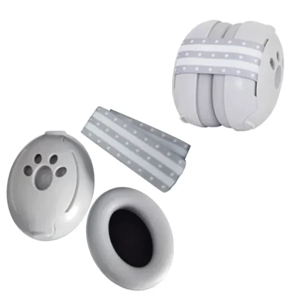 Baby Ear Protection for Babies Toddlers Elastic Noise Reduction Earmuffs Baby Headphones Against Hearing Damage Improves Sleep - Image 3