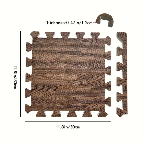 8pcs Interlocking Soft EVA Foam Mats Baby Play Mat Anti-Slip Tiles For Bedroom Home Rug Gym Puzzle Exercise Floor Carpet - Image 4