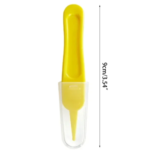 Baby Nasal Tweezer Baby Nose Cleaning Tweezer Round Head Baby Nose Booger Picker Ear Cleaner Clip Tool Ear Wax Remover - Image 6
