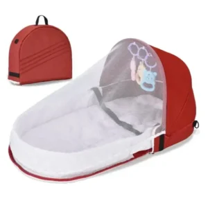 2024 Newborn Baby Isolation Bionic Travel Crib Convenient Folding Anti-stress Crib Middle Bed Toddler Bed Baby Bassinet