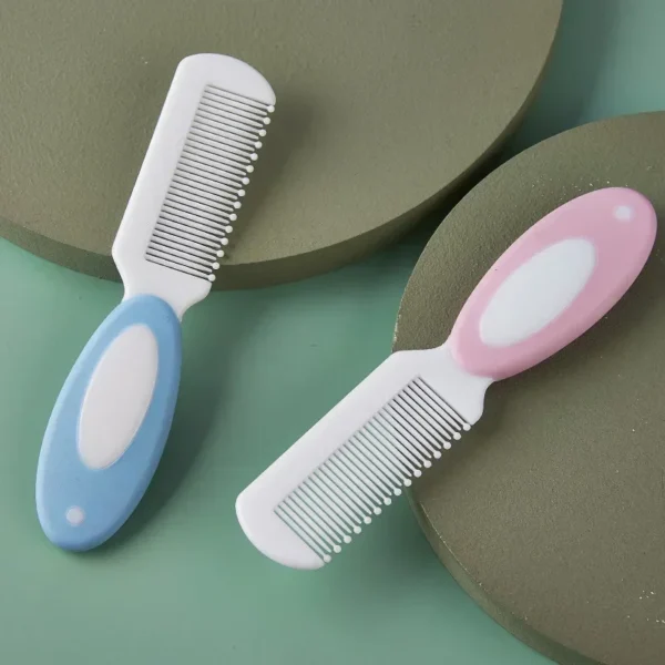 2Pcs/set Baby Untangling Hairbrush Comb Portable Newborn Infant Anti-screw Hair Edge Brush Scalp Massager for Kids Supplies - Image 5
