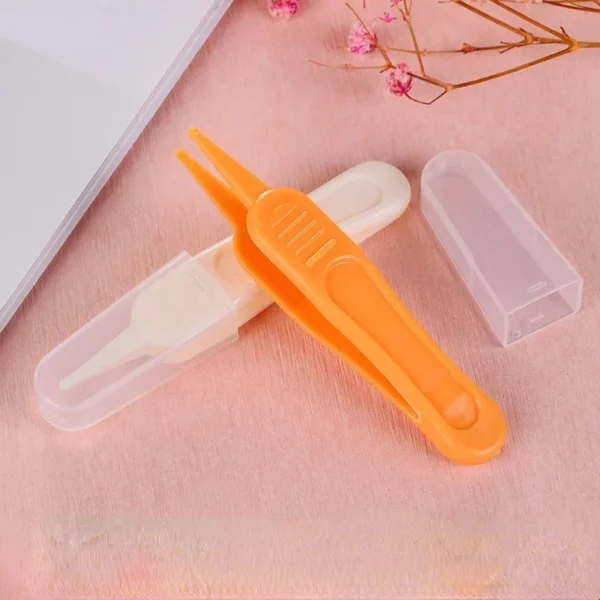 Baby Dig Booger Clip Infants Ear Nose Navel Clean Tools Kids Safety Tweezers Cleaning Forceps Toddler Nasal Cavity Care Supplies - Image 2