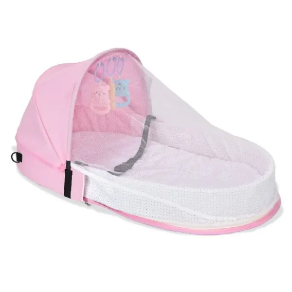 Convenient Folding Baby Crib for Outings and Traveling with Pressure Resistance - Image 3
