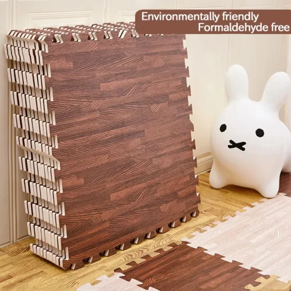 9PCS Splicing baby mats Tree Texture Activity Area For The Baby Play Pad Baby Activity Mat Baby Activity Gymnasium activity gym - Image 3