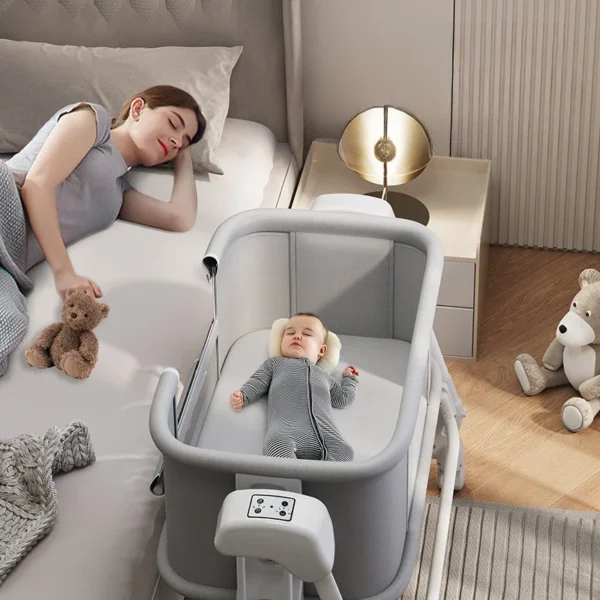 Portable Child Beds Multifunctional Children Folding Newborn Baby Cribs Child Beds Luxury Baby Bassinet Bedside Crib - Image 2
