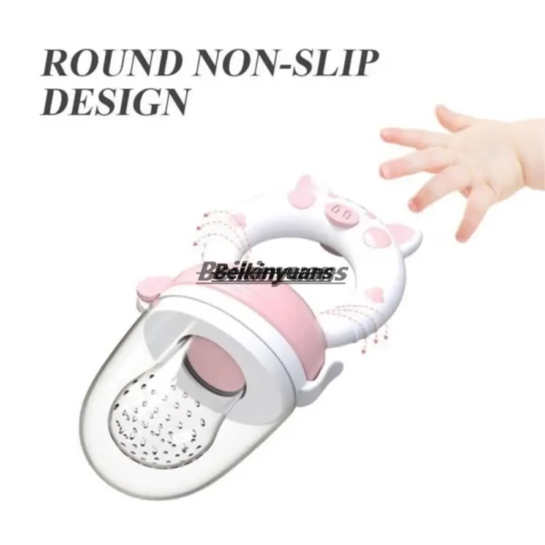 Baby Pacifier fruits and vegetables bite bag newborn baby pig le molar stick to eat fruit consisting silicone tooth gum pacifier - Image 6
