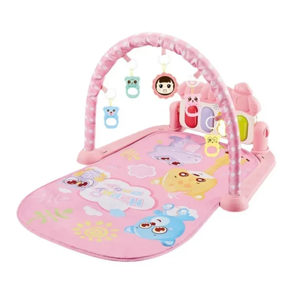 Baby Gyms & Playmats 5 In 1 Baby Gym Play Mat Non-Slip Playmat Baby Tummy Time Mats With Colorful Toys And Music For 0-36 Months - Image 5