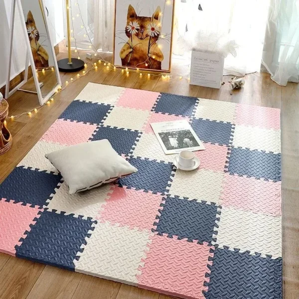 12pcs Foam Floor Mats for Kids, Baby Play Mat Puzzle Mat Interlocking Exercise Tiles Rugs Floor Tiles Toy Carpet Soft Carpet - Image 4