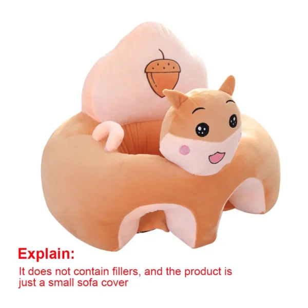 Cartoon Baby Support Seat Washable No Filler Learning To Sit Seat Breathable Baby Sitting Chair Antiskid for Toddlers Supplies - Image 6