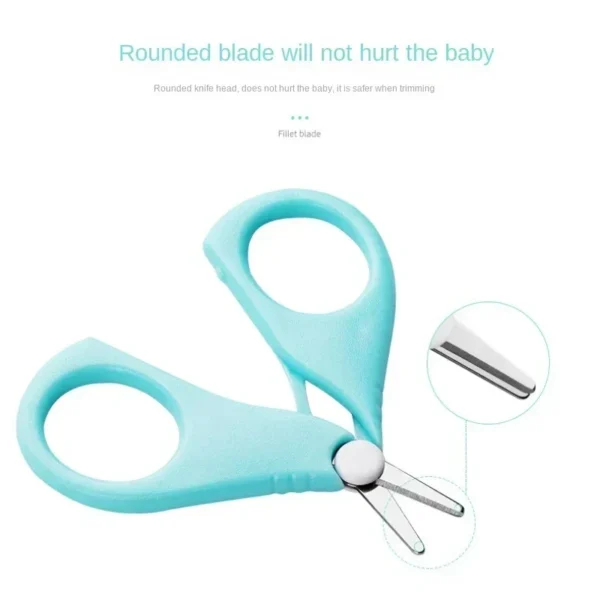 Safety Mini Nail Clippers Scissors Cutter Convenient Daily Baby Nail Shell Shear Manicure Tool Baby Nail Care for Newborn Baby - Image 2