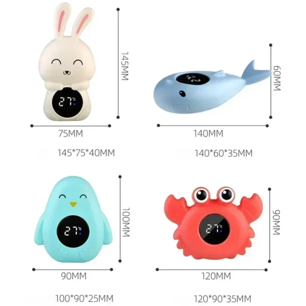 Baby Bath Temperature Meter Floating Digital Water Baby Bath Temperature Meter LED Display Temperature Tester Safety Cartoon - Image 6