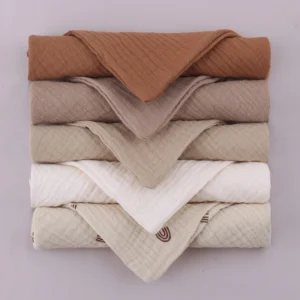 5PCS Soft Absorbent Gauze Cotton Baby Towels Wipe Face Cloths Towel Face Handkerchief Baby Bathing Feeding Washcloth