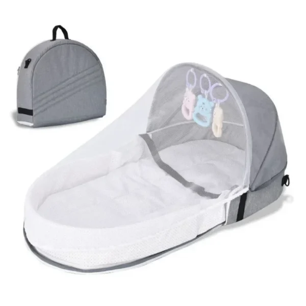 Baby Isolation Bionic Travel Crib Kids Bed Baby Bassinet New Convenient Folding Anti-pressure Crib Middle Bed Newborn