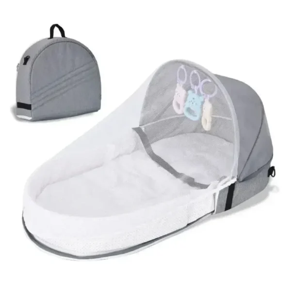 2024 Newborn Baby Isolation Bionic Travel Crib Convenient Folding Anti-stress Crib Middle Bed Toddler Bed Baby Bassinet - Image 3