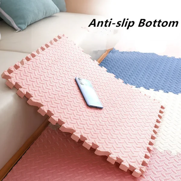Tatame Gyms & Playmats 8PCS 30x30cm Activities for Baby Mat Thick 1.2cm Baby Playing Mat Floor Noise Mat Gym for Babies Game Mat - Image 5