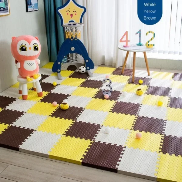 12pcs 30*30*1cm EVA Foam Baby Play Mat Sports And Fitness Interlocking Puzzle Rug Toy Soft Carpet Bedroom Living Room Decoration - Image 3