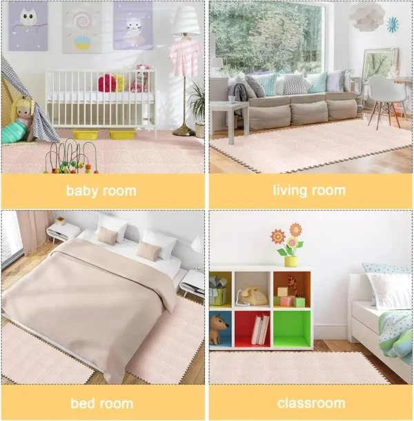 2.5CM Thickened Baby Game Stitching Mat Carpet Suitable for Children's Room, Play Area and Gym Non-slip Children's Mat - Image 6