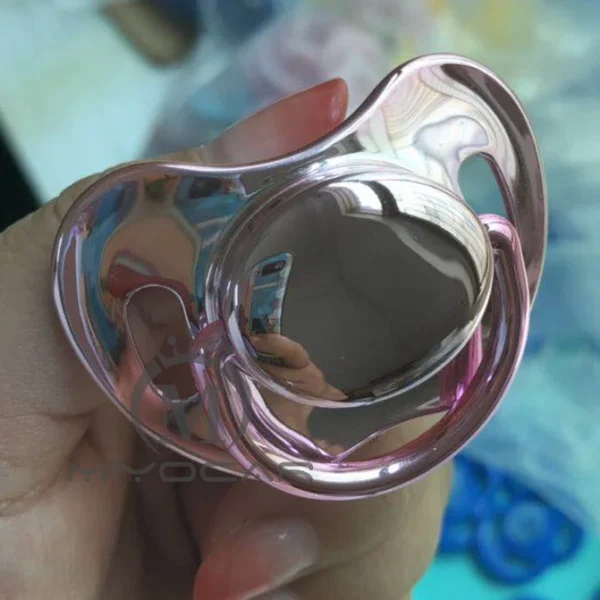 MIYOCAR unique design gold pink 3 size choose bling pacifiers SGS pass food grade BPA free pacifier dummy P10 - Image 3